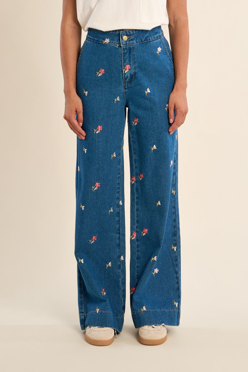 Fancy wide jeans