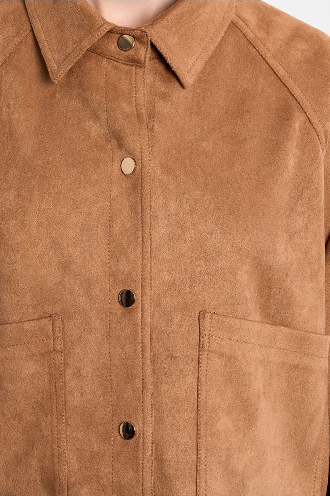 Veste en suédine