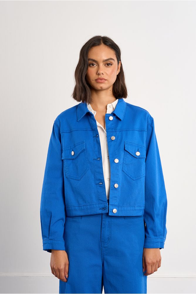 Short cotton jacket