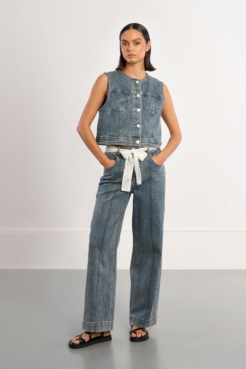 Veston en denim