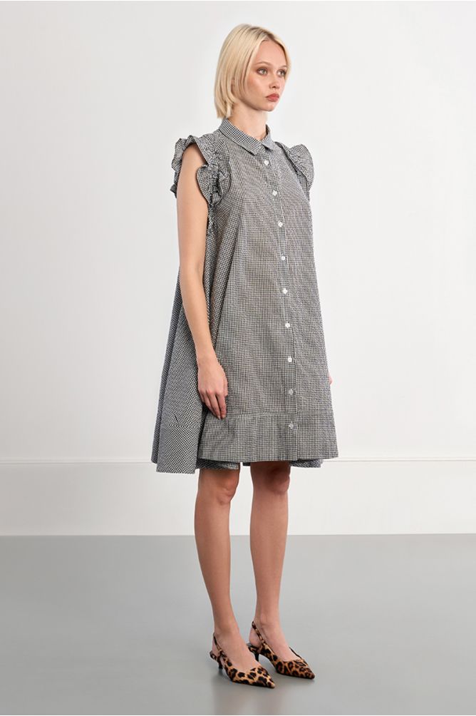Robe chemise vichy