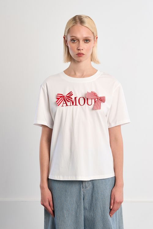 T-shirt en coton "Amour"