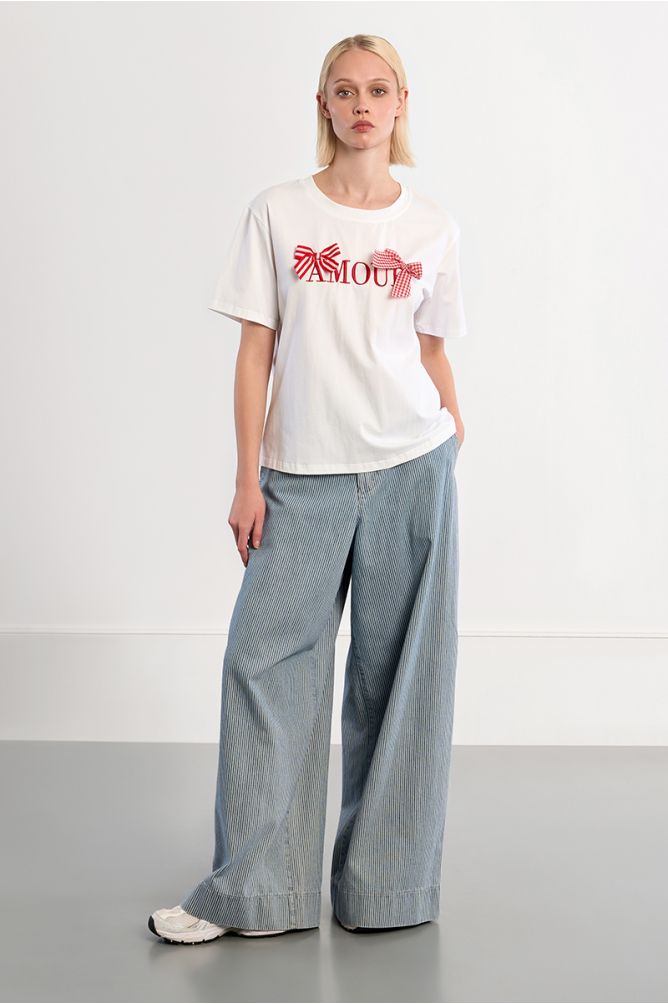 Cotton T-shirt "Amour"