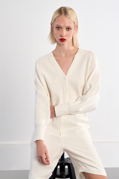 Mini cardigan boutonné