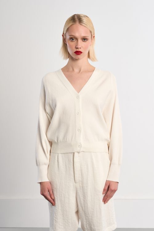 Mini button-down cardigan