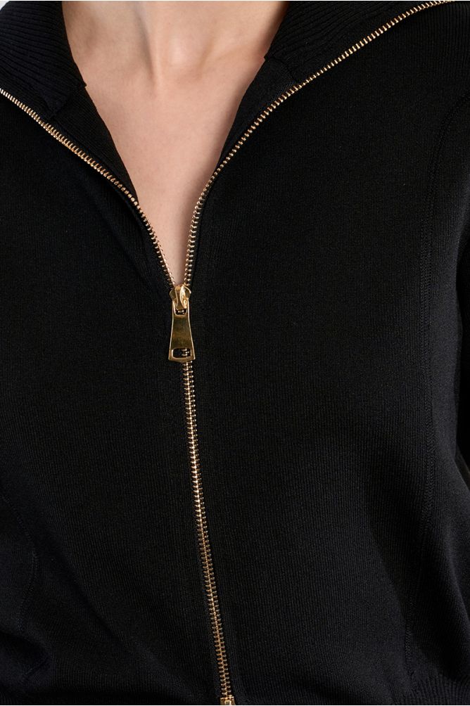 Gilet double-zippé en maille