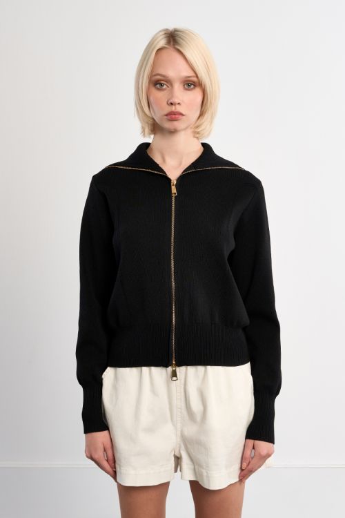 Gilet double-zippé en maille