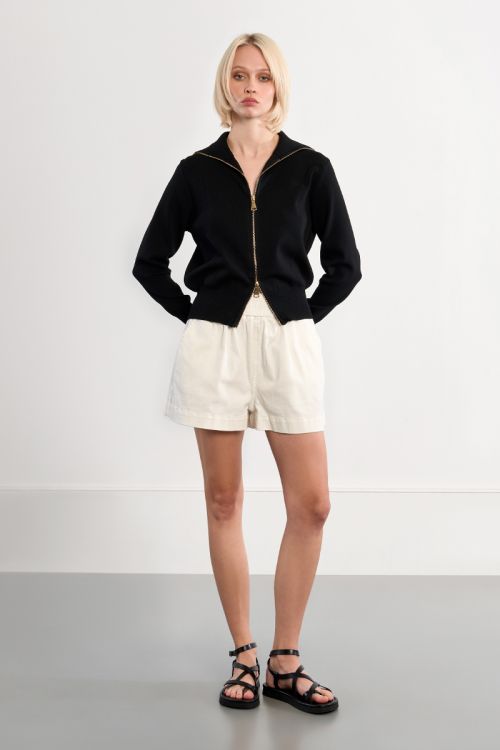 Gilet double-zippé en maille