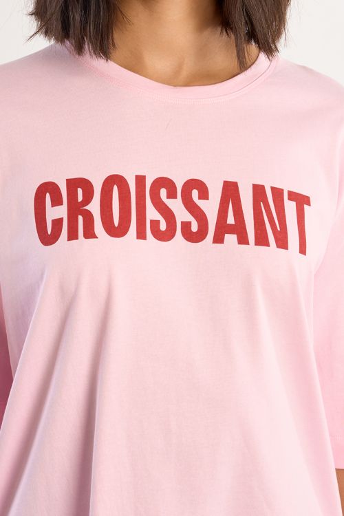 Oversized T-shirt "Croissant"