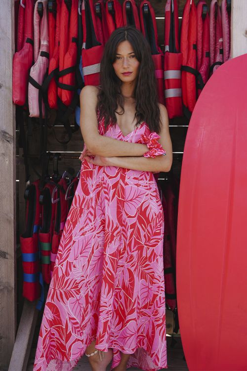 Robe maxi et asymétrique Playa