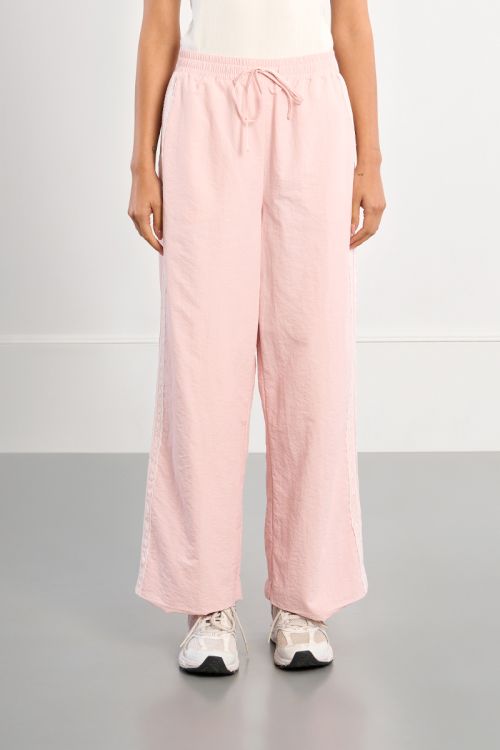 Nylon and lace sweatpants