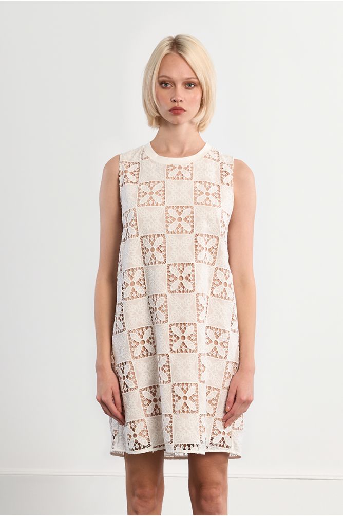 Robe mini trapèze