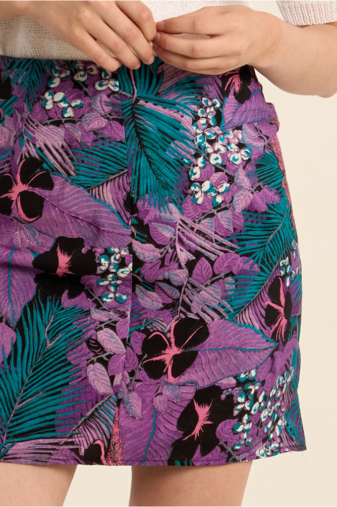 Short skirt, printed