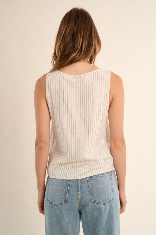 Casual tank top, striped