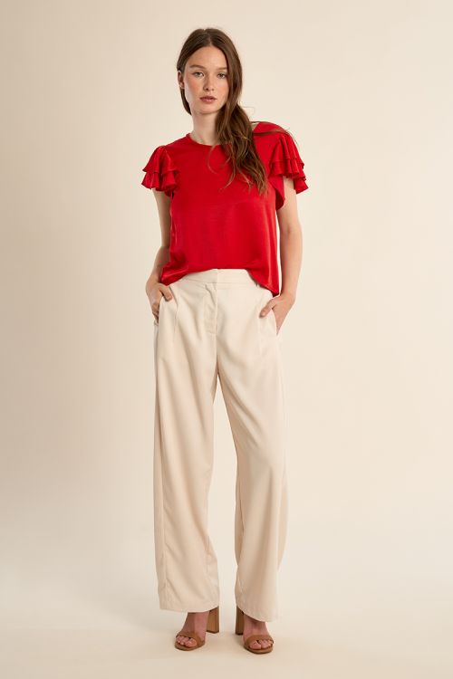Short-sleeved top