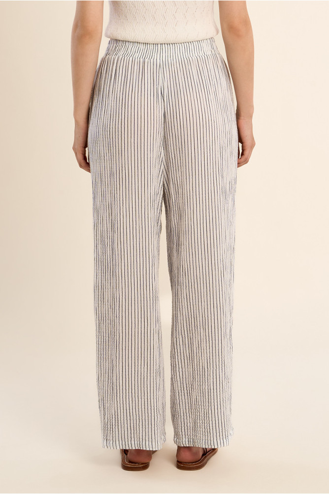 Pantalón de mujer largo, estampado rayas.