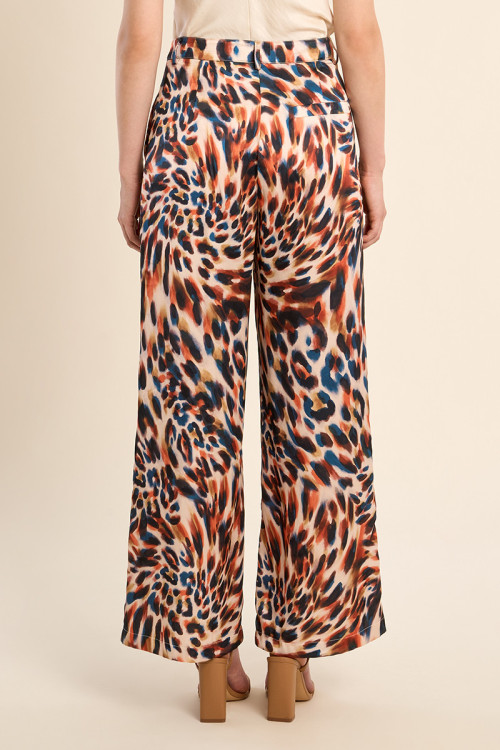 Straight trousers, printed