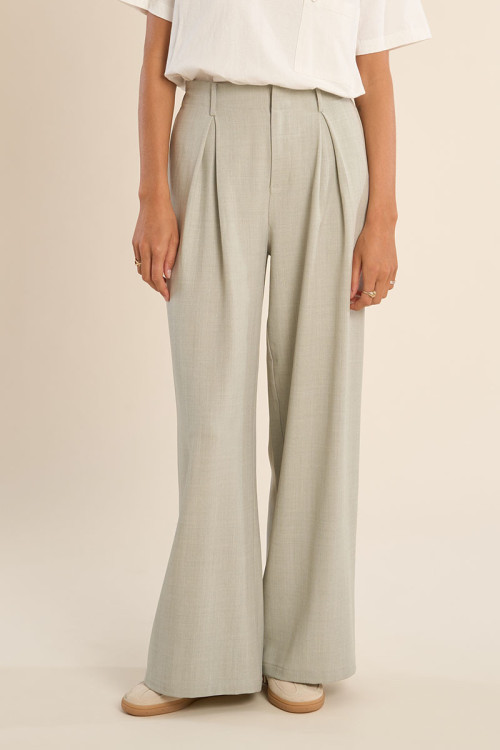 Pantalon large à pinces