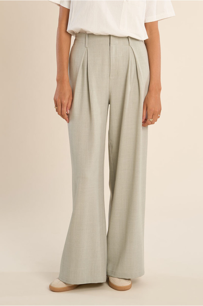 Pantalon large à pinces
