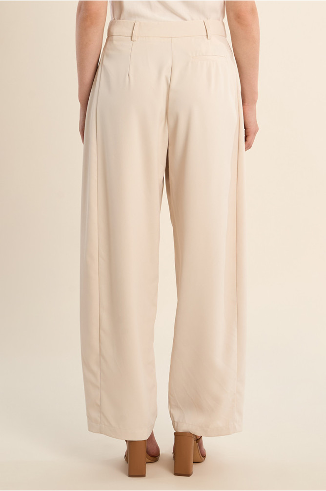 Pantalón de mujer largo, detalle pinzas.