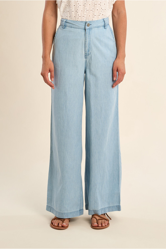 Pantalón de mujer largo, vaquero.