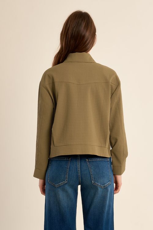 Veste matelassée, droite