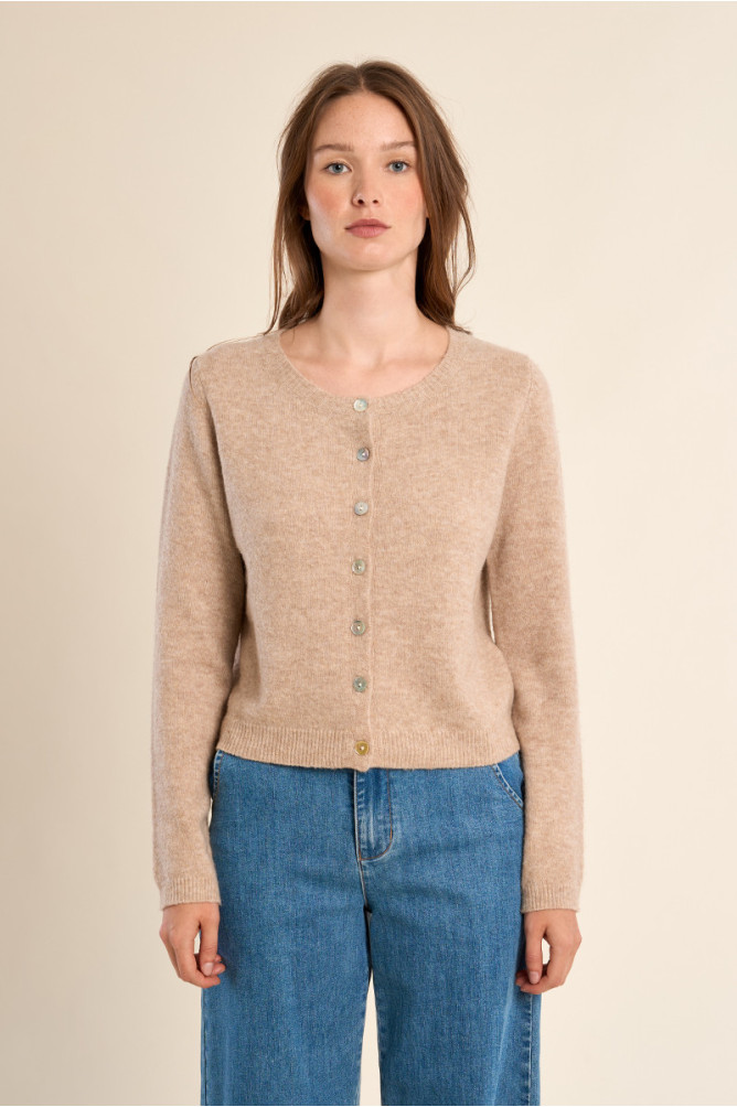 Cardigan en maille, boutonné