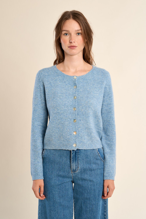 Cardigan en maille, boutonné