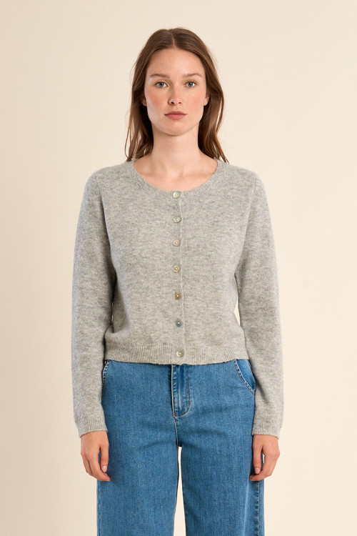 Cardigan en maille, boutonné
