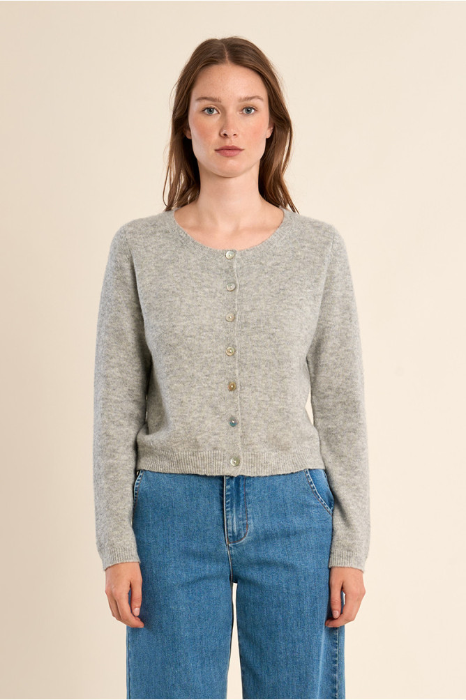 Cardigan en maille, boutonné