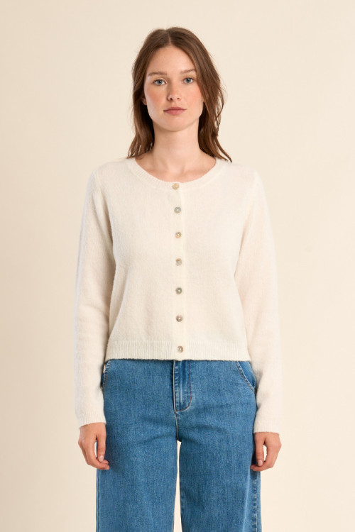 Cardigan en maille, boutonné