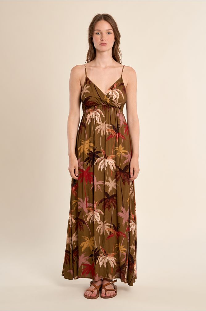 Maxi dress, printed