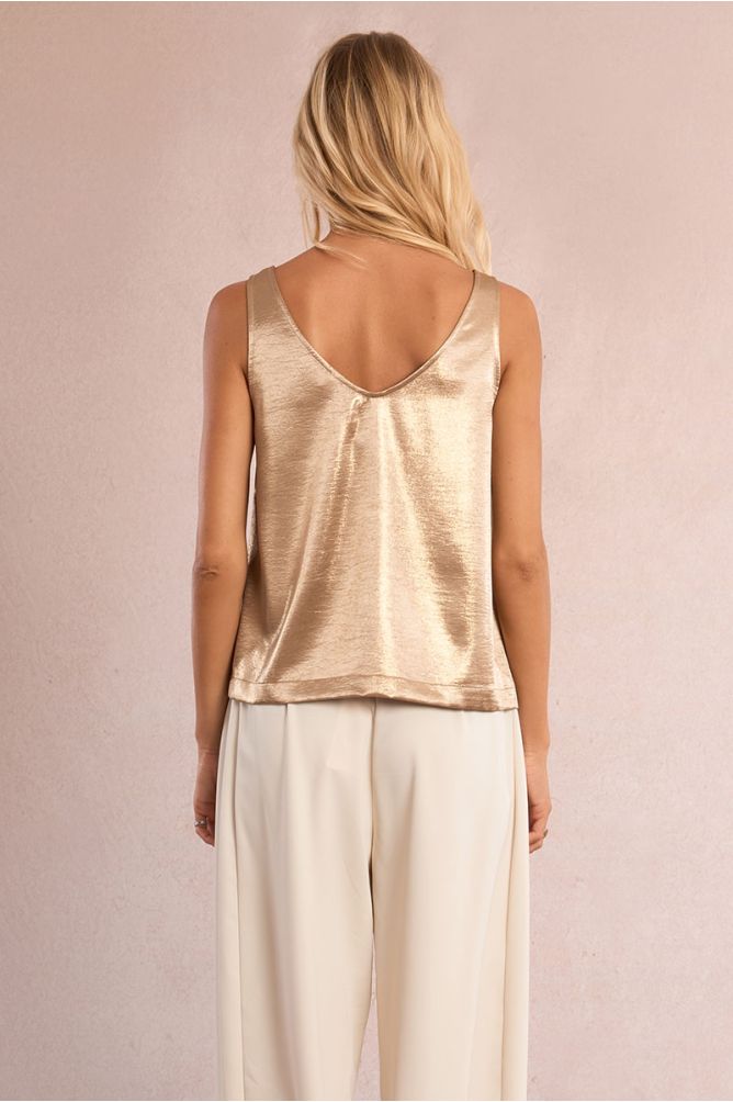 Satin tank top