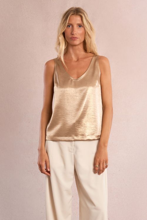 Satin tank top