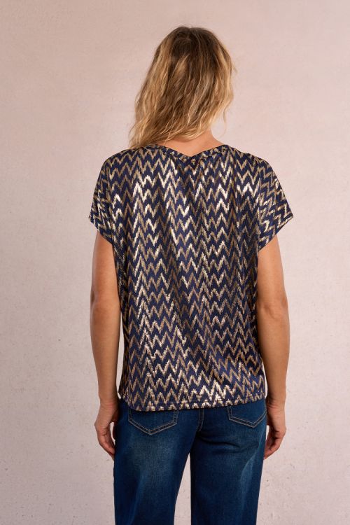 T-shirt droit, irisé