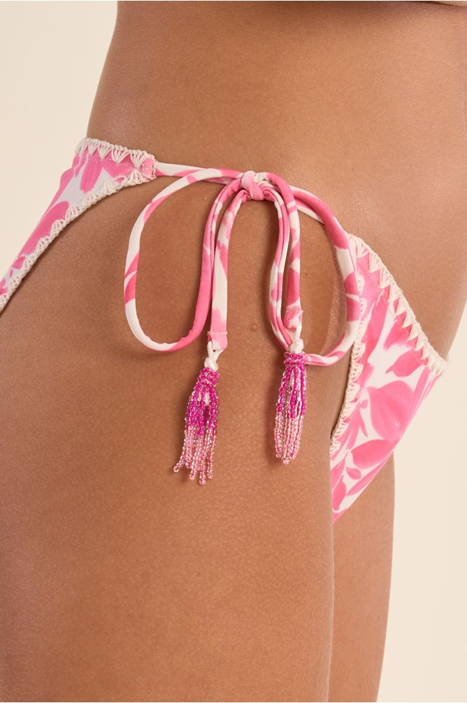 Printed bikini bottoms
