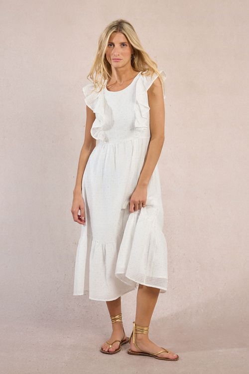 Robe longue à strass