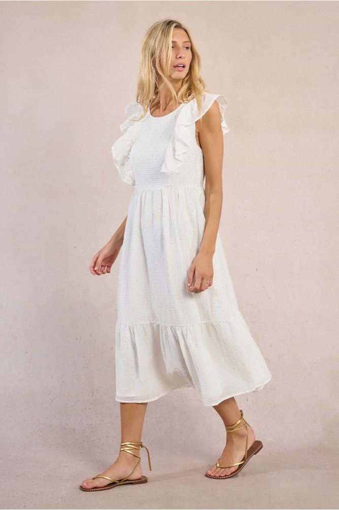Long dress with rhinestones