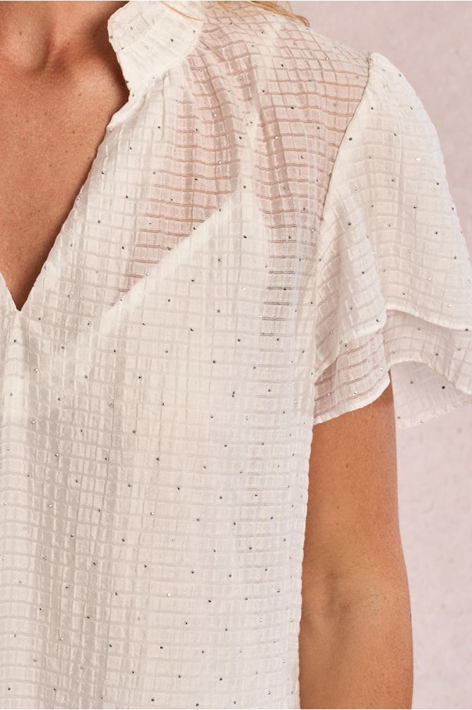 Rhinestone blouse