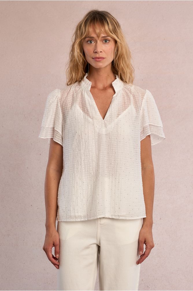 Rhinestone blouse