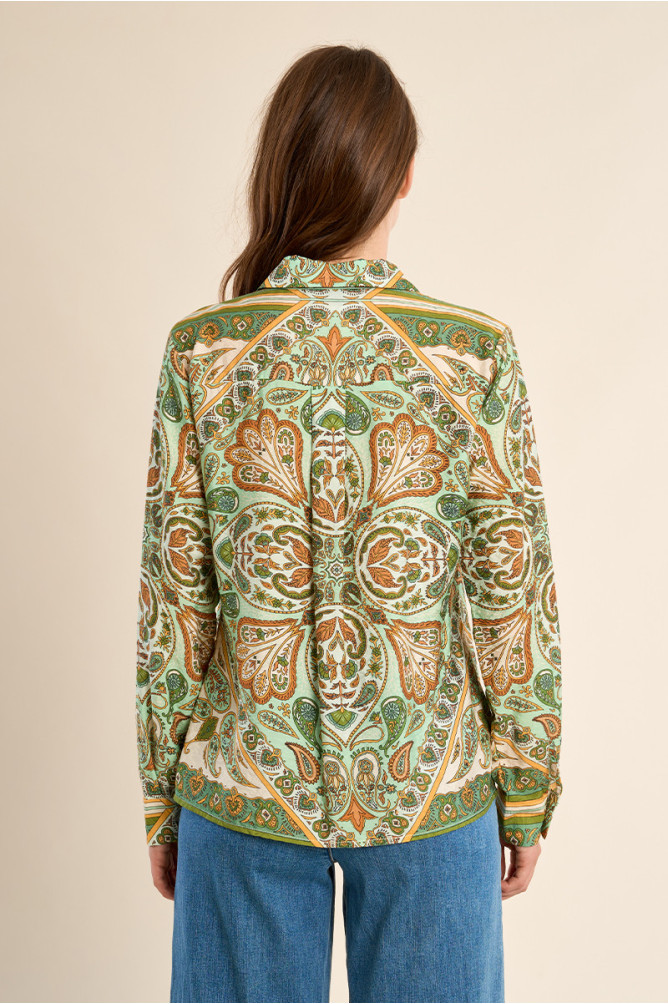 Chemise légère, imprimé foulard