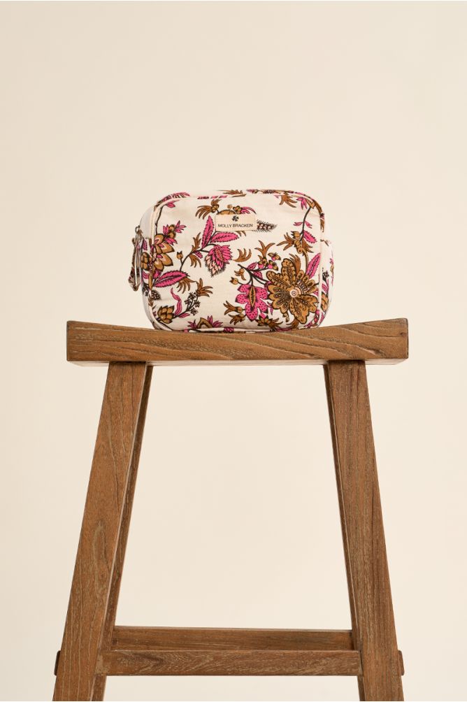 Mini pochette imprimée floral