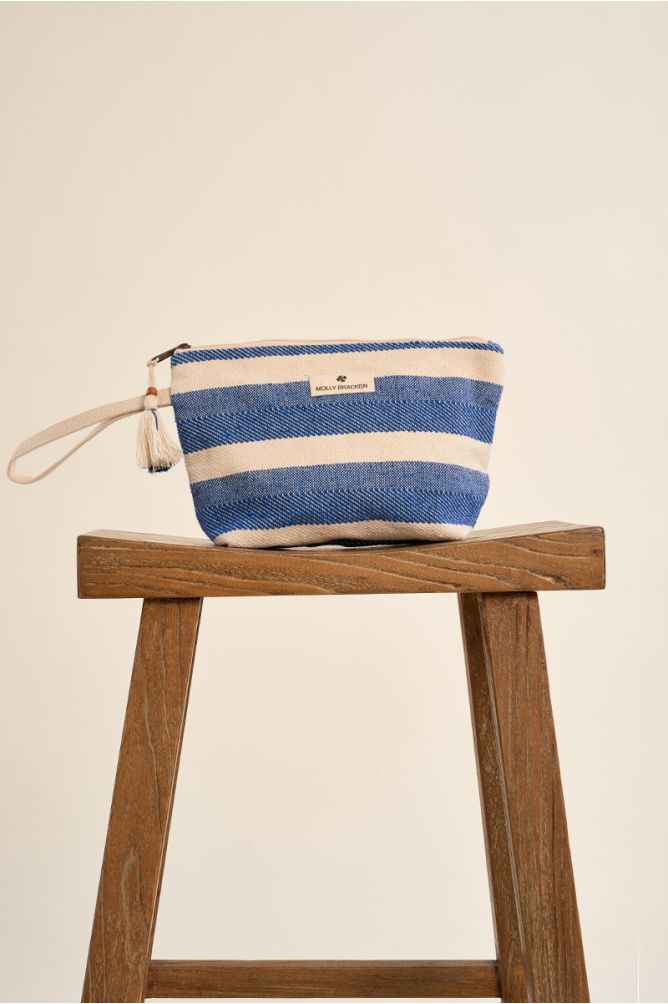 Pochette en coton, tressée