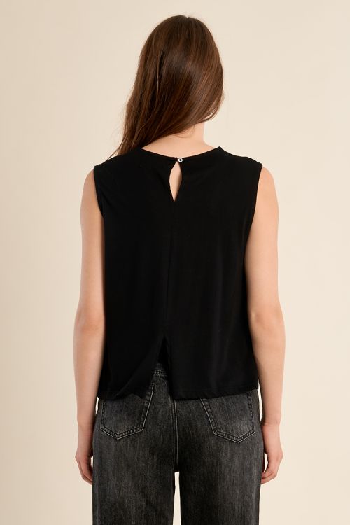 T-shirt ajouré "Liberté"