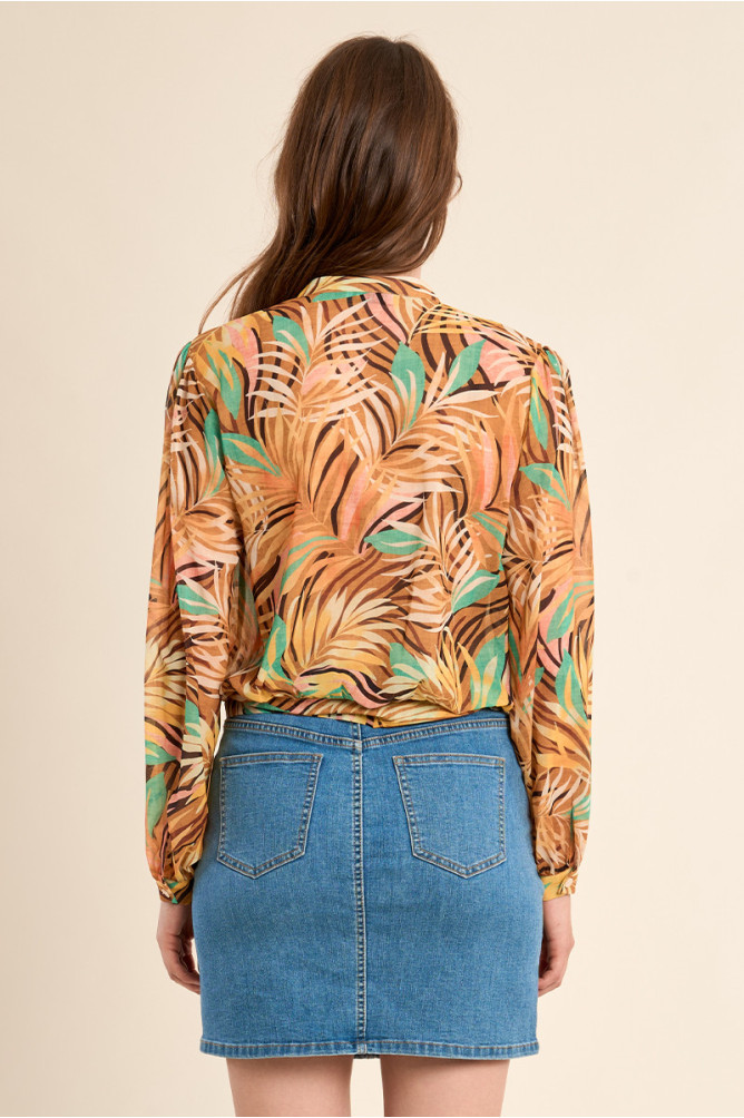 Chemise imprimée, nouable