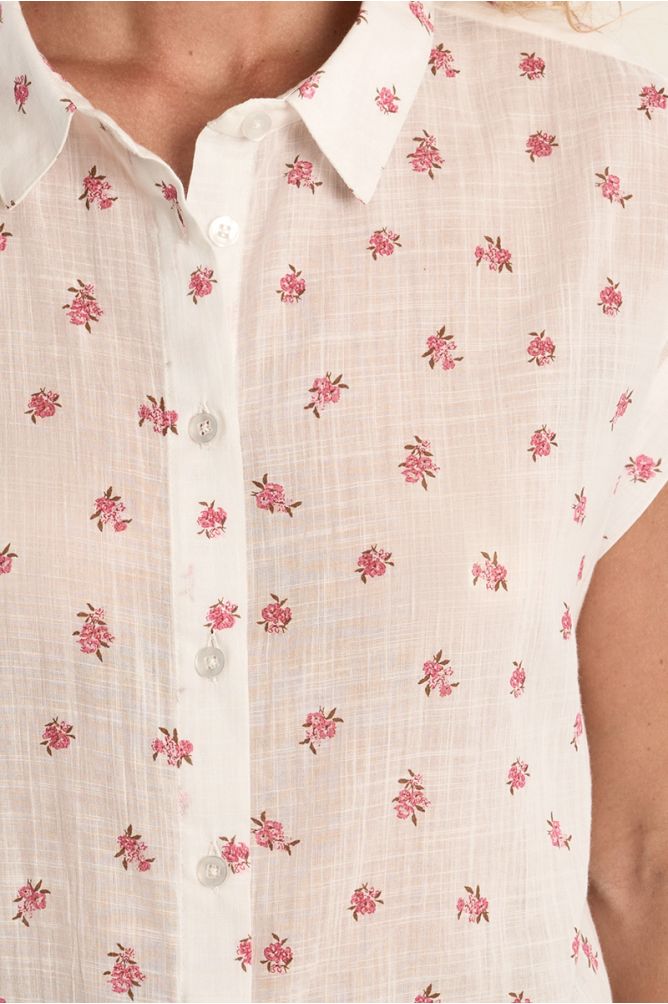 Cotton blouse, floral
