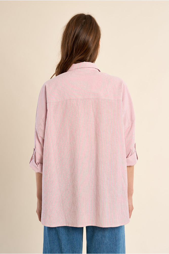 Cotton shirt, striped