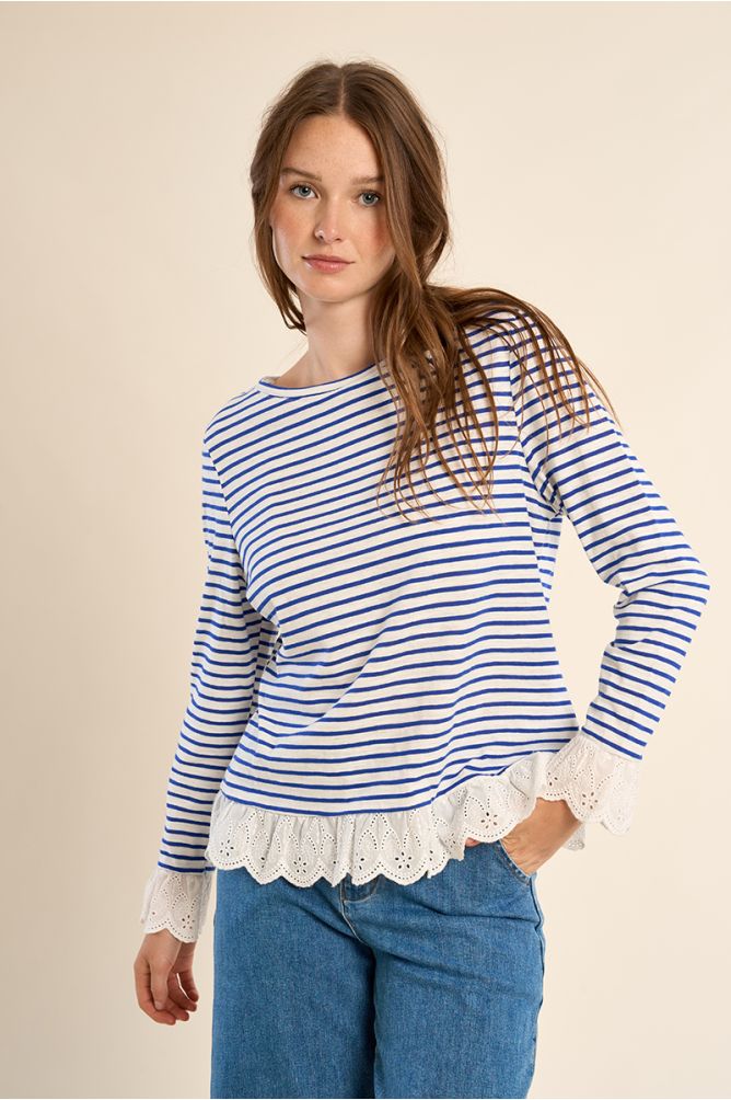 T-shirt manches longues en coton