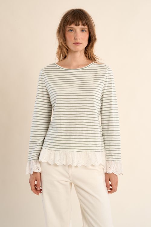 T-shirt manches longues en coton