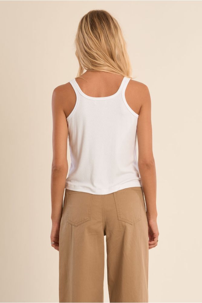 Ribbed tank top